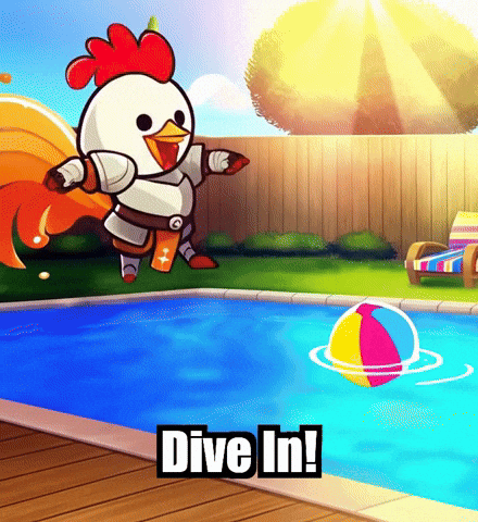 Summer Swimming GIF by Zorooster