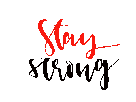 Stay Strong Cheer Up Sticker