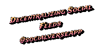 Decentralizing Social Feeds Socialverseapp Sticker by Socialverse app
