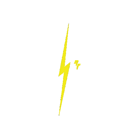 Bolt Lightening Sticker by JJF BY PYZEL