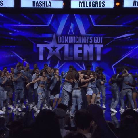 dominicanasgottalent giphygifmaker celebration celebrate hug GIF