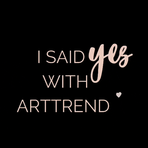 arttrendpl wedding hearts i said yes arttrend GIF