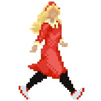 Come Back Pixel Art Sticker