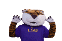 Happy Go Tigers Sticker by Louisiana State University