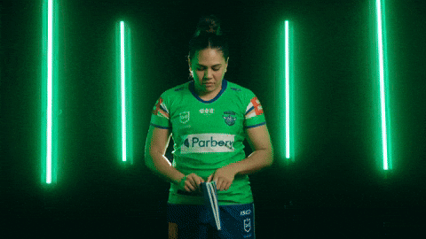 Rugby League Try Celebration GIF by Canberra Raiders