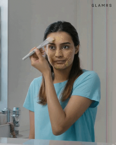Glamrs giphyupload skincare face mask masking GIF