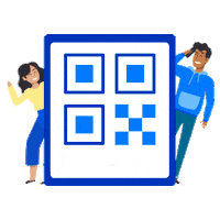 Qr Scan Me Sticker by GCash