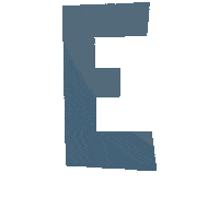 Lettering E Sticker by Hobbykokken