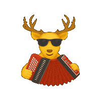 Harmonika Sticker by Rampenhirsche