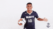 Navy Soccer GIF by Navy Athletics