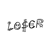 Logo Lose Sticker by LorenzoTheGawd