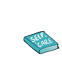 Lazykaty page book books self care Sticker