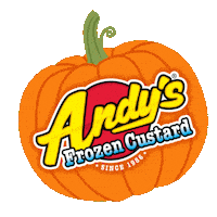 Pumpkin Spice Fall Sticker by Andy's Frozen Custard