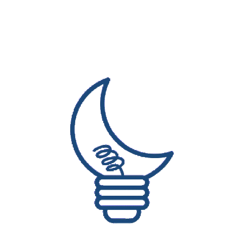 Moon Thinking Sticker