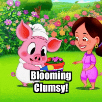 Family Flowers GIF by The Pigasso