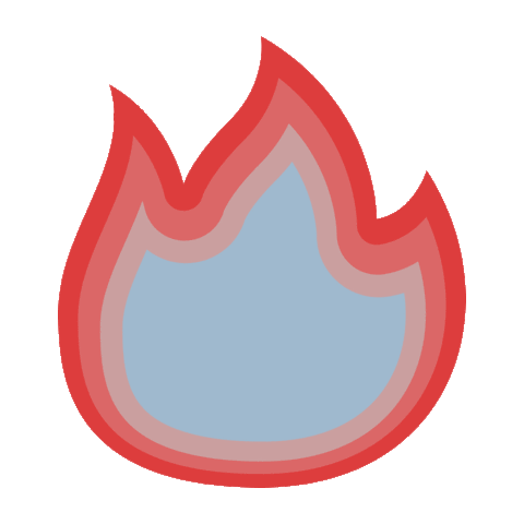 fire marketing Sticker