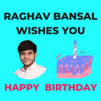 Happy Birthday Lets Party GIF by Raghav Bansal