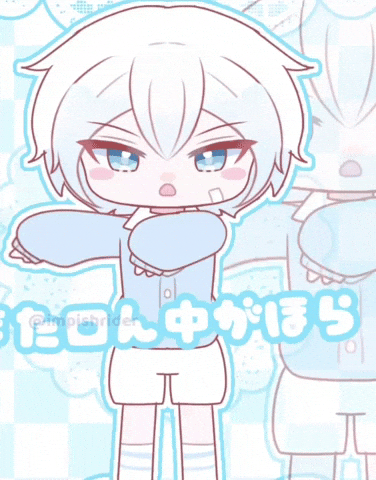 impishrider kawaii ceres pastel blue magical boy GIF