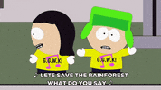 kyle broflovski singing GIF by South Park 