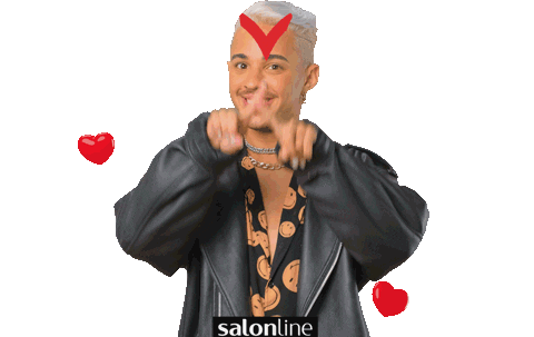 Heart Love Sticker by Salon Line