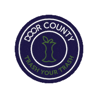 doorcounty wisconsin leave no trace lnt door county Sticker