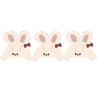 Rabbit Easter Sticker