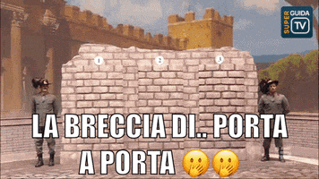 ciao darwin GIF by SuperGuidaTv