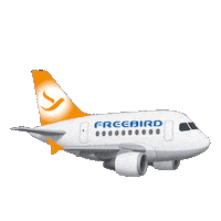 Flying Take Off Sticker by Freebird Airlines