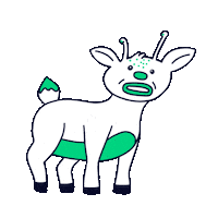 Christmas Reindeer Sticker by Leagas Delaney Hamburg