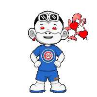 Chicago Cubs Love Sticker by Zhot