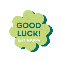 eathappy food sushi goodluck kleeblatt Sticker
