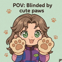 Paw Prints Swooning GIF by Persona