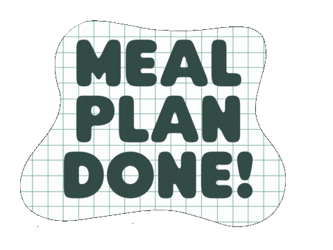 Weight Loss Meal Prep Sticker by FabulousPlanning