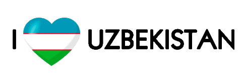 Uzbekistan Uz Sticker by SHEDEVR