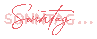 Sunday Sonntag Sticker by cathykoronakis.design