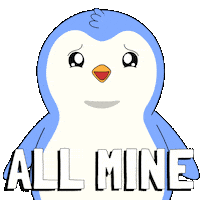So Excited Wow Sticker by Pudgy Penguins