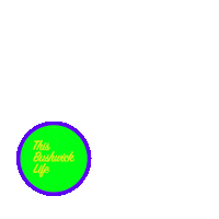 Neon Tripping Sticker by This Bushwick Life