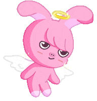 Angel Rabbit Sticker
