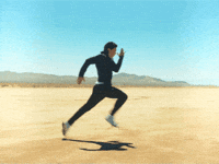 Excited Run GIF