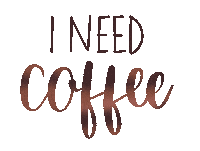 Tired Coffee Sticker