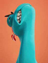 Happy Beast Mode GIF by Claynosaurz