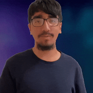 Glancing while smiling