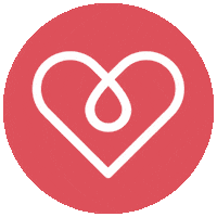 Heart Water Sticker by well:fair