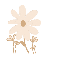 Pastel Flores Sticker