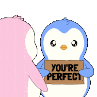 Youre Perfect I Love You Sticker by Pudgy Penguins