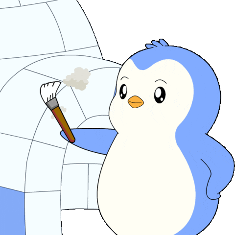 Art Create Sticker by Pudgy Penguins