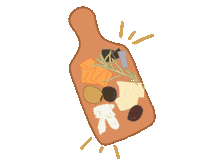 anelaleeofficial cheese olive cheese board anela Sticker