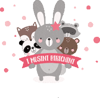 Iltettodellenuvole animals baby kids doodle Sticker