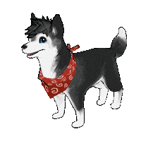husky Sticker