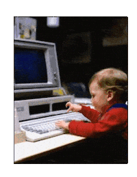 Baby Computer Sticker